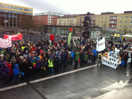 Klimatmarschen Uppsala 2015.11.29